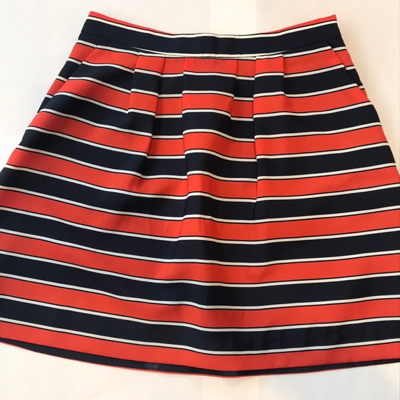 J Crew Striped Skirt - Picture 1 of 4